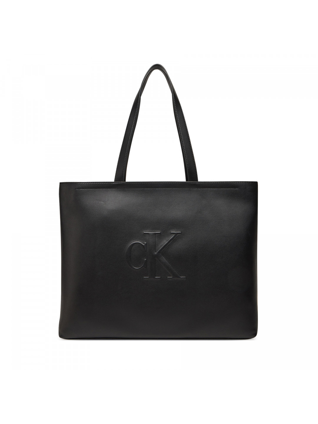 Kabelka Calvin Klein Jeans Sculpted Slim Tote LV04K3070G Černá
